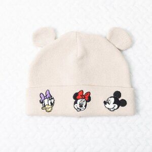 Disney Daisy, Minnie, and Mickey baby beanie